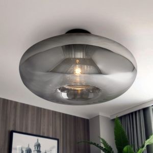 Design flush ceiling light grey, Eve