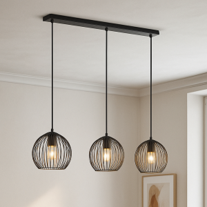 Industrial pendant light black, Wiro