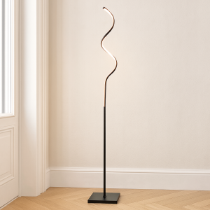 Design floor lamp black, Giorgio, 11W, 3000K LED