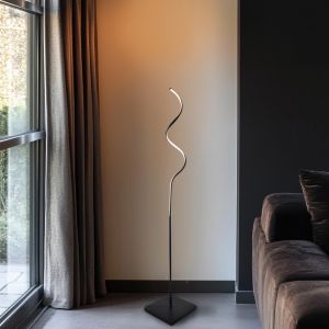 Design floor lamp black, Giorgio, 11W, 3000K LED