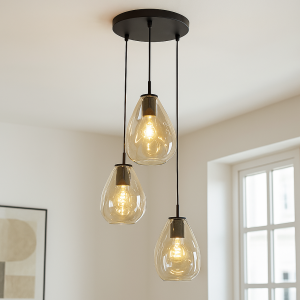 Design pendant light amber, Evito