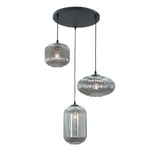 Retro pendant light grey, Charlois