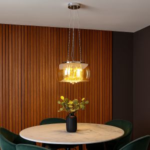 Design pendant light amber, Lorenzo