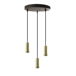 Aluminium pendant light without shade black, Rika