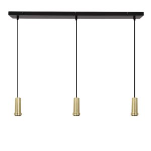 Aluminium pendant light without shade gold, Rika