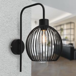 Industrial wall light black, Wiro