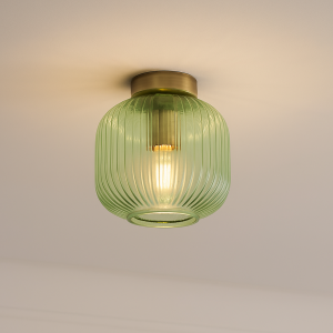 Retro ceiling light green, Charlois