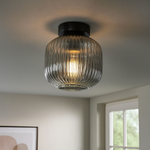 Retro ceiling light grey, Charlois