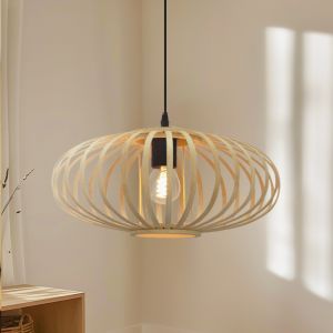 Bamboo pendant light brown, Lieve