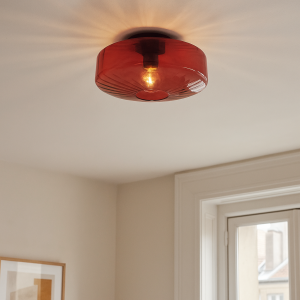 Design ceiling light red, Sevda