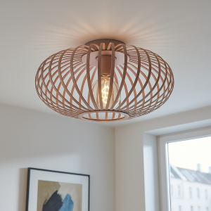 Industrial ceiling light pink, Lieve