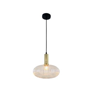 Retro pendant light transparent, Charlois