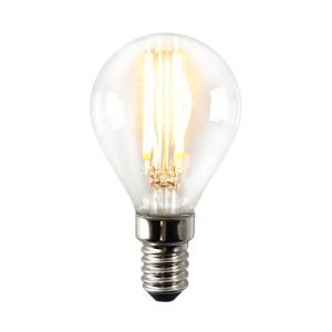Dimmable Olucia E14 LED bulb Sorna, P45, 4W, 2700K