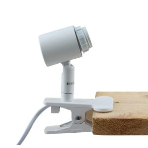 Plastic clip spotlight white, Merve, with switch