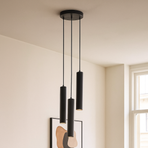 Modern pendant light black, Nadi