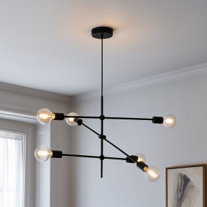 Modern pendant light black, Nica