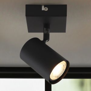 Modern ceiling spotlight black, Elena