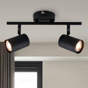 Modern ceiling spotlight black, Elena