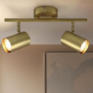 Modern ceiling spotlight brass, Elena