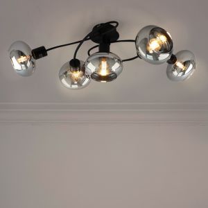 Design ceiling light black, Skip