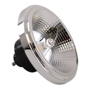 Dimmable Olucia GU10 (AR111) LED bulb Clint, black, 6W, 4000K