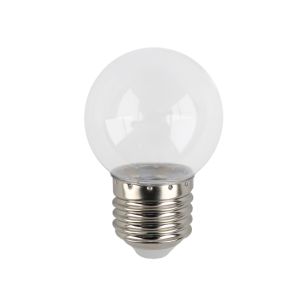 Warm white transparent LED bulb - 1 Watt