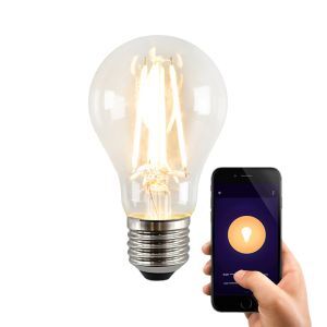 Olucia smart LED bulb E27 Yona, A60, 5W, dim to warm