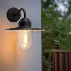 Classic outdoor light black, Maxx, IP44