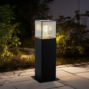 Modern outdoor light black, Sanel, IP44