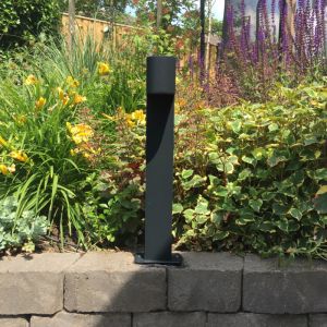 Modern outdoor light black, Corina, IP54