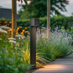 Modern outdoor light anthracite, Corella, IP54