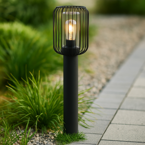 Modern outdoor light black, Enya, IP44
