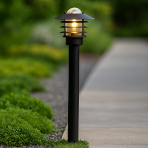 Stainless Steel outdoor light black, Felice, IP44