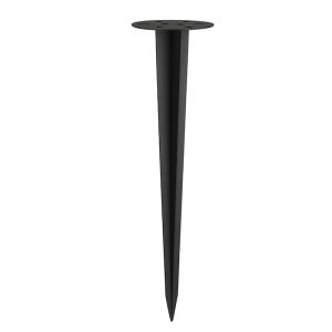 Round ground pin