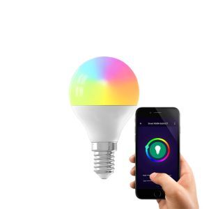 LED Smart Mini Globe lamp, E14, 5W, RGBW (all colors + white), dimmable