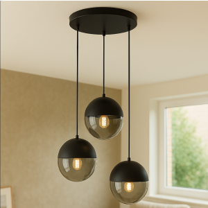 Design pendant light grey, Nalini