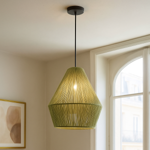 Rustic pendant light green, Holly