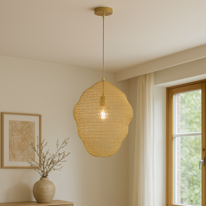 Design pendant light gold, Sep