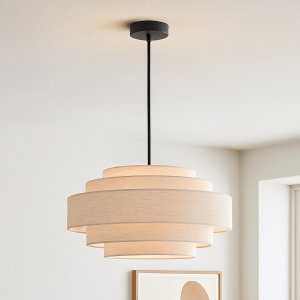 Modern pendant light beige, Timmy