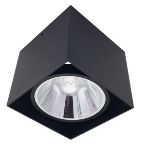 Modern surface mounted downlight black, Mario