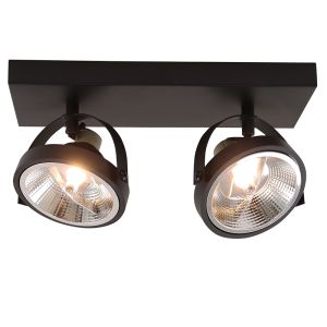 Modern ceiling light black, Morris