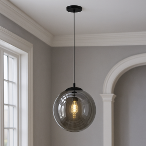Design pendant light black, Dolf