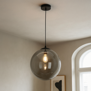 Design pendant light black, Dolf