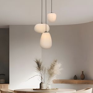 Modern pendant light white, Davide