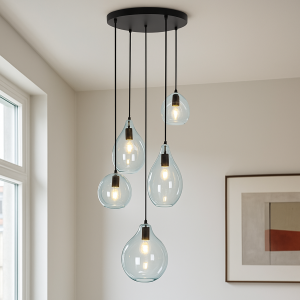 Design pendant light blue, Cees