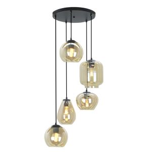 Modern pendant light amber, Caia