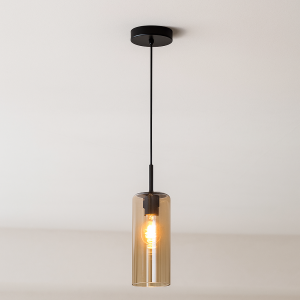Modern dining table hanging lamp amber, Gaya