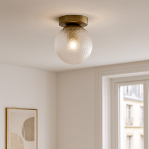 Retro ceiling light transparent, Johnson