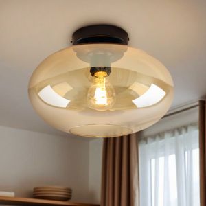 Design ceiling light amber, Luca