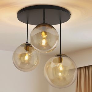 Design ceiling light amber, Dolf